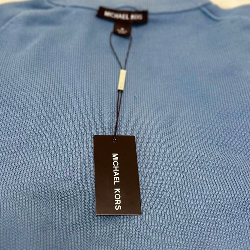Michael Kors Men’s Quarter-Zip Knit Sweater - Picture 14 of 15